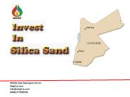 Invest In Jordan Silica Sand