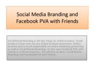Social media branding