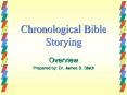 Chronological Bible Storying PowerPoint PPT Presentation