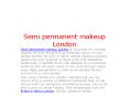 Semi permanent makeup London PowerPoint PPT Presentation
