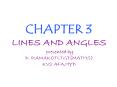 LINES AND ANGLES PowerPoint PPT Presentation