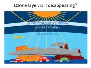 Ozone layer, is it disappearing?