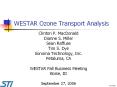 WESTAR Ozone Transport Analysis PowerPoint PPT Presentation