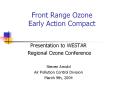 Front Range Ozone Early Action Compact PowerPoint PPT Presentation