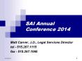 SAI Annual Conference 2014 PowerPoint PPT Presentation