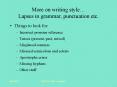 More on writing style PowerPoint PPT Presentation