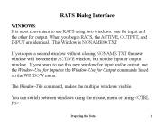 RATS Dialog Interface