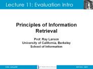 Prof. Ray Larson