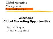 Global Marketing Management A European Perspective