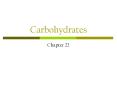 Carbohydrates PowerPoint PPT Presentation