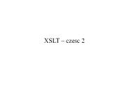XSLT 
