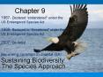 Sustaining Biodiversity: The Species Approach PowerPoint PPT Presentation