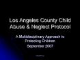 Los Angeles County Child Abuse PowerPoint PPT Presentation