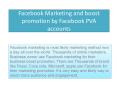Where to Buy Real Facebook PVA Accounts with Cheap Price!