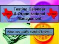 Testing Calendar PowerPoint PPT Presentation