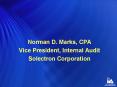 Norman D. Marks, CPA PowerPoint PPT Presentation