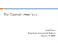The Cluetrain Manifesto PowerPoint PPT Presentation