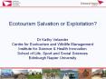 Ecotourism Salvation or Exploitation? PowerPoint PPT Presentation