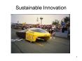 Sustainable Innovation PowerPoint PPT Presentation