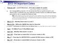 2013-14 Important Dates (see IRS Calendar http://www.p12.nysed.gov/irs/calendar-irs.html) PowerPoint PPT Presentation