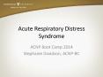 Acute Respiratory Distress Syndrome PowerPoint PPT Presentation