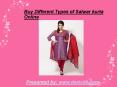 Buy Different Types of Salwar kurta Online