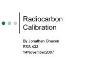 Radiocarbon Calibration