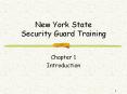 New York State Security Guard Training PowerPoint PPT Presentation