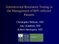 Antiretroviral Resistance Testing in the Management of HIV-infected Patients PowerPoint PPT Presentation
