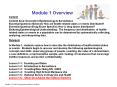 Module 1 Overview PowerPoint PPT Presentation