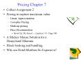 Pricing Chapter 7 PowerPoint PPT Presentation
