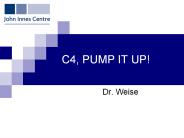 C4, PUMP IT UP!