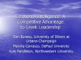 Emotional Intelligence: A Competitive Advantage to Greek Leadership PowerPoint PPT Presentation