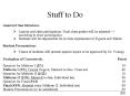 Stuff to Do PowerPoint PPT Presentation