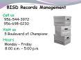 BISD Records Management PowerPoint PPT Presentation