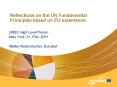 Reflections on the UN Fundamental Principles based on EU experience PowerPoint PPT Presentation