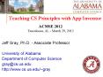 Teaching CS Principles with App Inventor PowerPoint PPT Presentation
