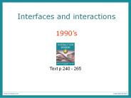 Interfaces and interactions 1990