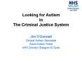 Looking for Autism in The Criminal Justice System PowerPoint PPT Presentation