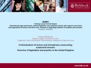 UNODC Training course for trial lawyers 