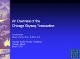 An Overview of the Chicago Skyway Transaction PowerPoint PPT Presentation