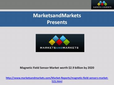 Magnetic Field Sensors Market