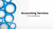 Importance of Accounting Services for Small Business