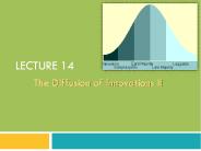 The Diffusion of Innovations II