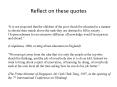 Reflect on these quotes PowerPoint PPT Presentation