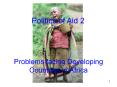 Problems facing Developing Countries in Africa PowerPoint PPT Presentation