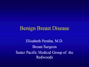 Benign Breast Disease