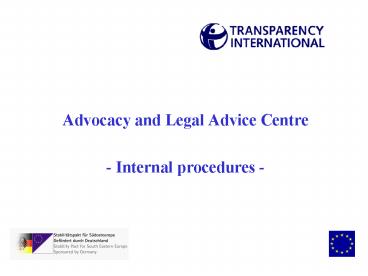 Advocacy and Legal Advice Centre