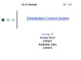 Distributed Control System PowerPoint PPT Presentation