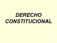 DERECHO CONSTITUCIONAL